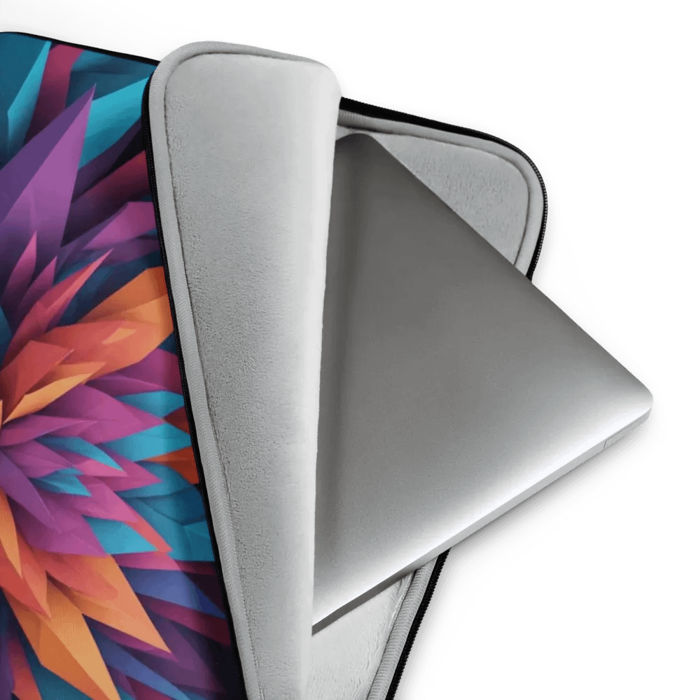 Floral Geometry Laptop Sleeve product image (4)