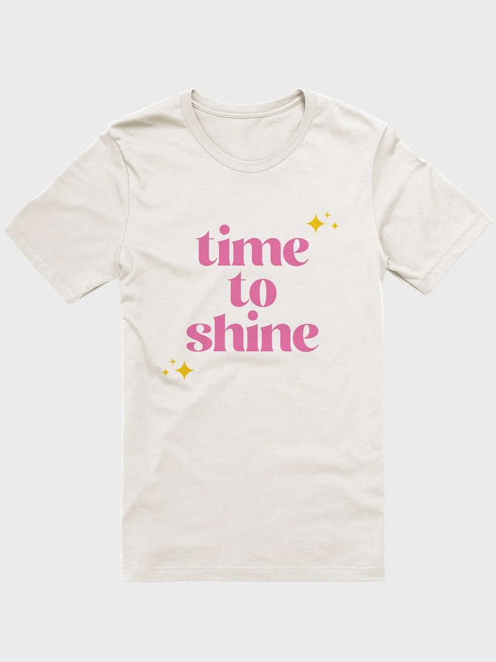 Recital 2025 Unisex T-Shirt | Time to Shine | Multiple Colour Options with Pink Text product image (6)