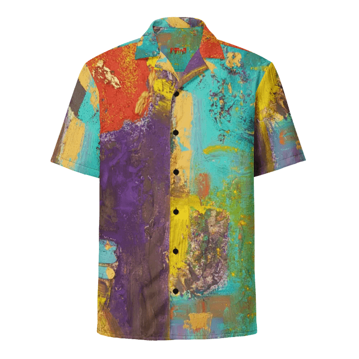 original painting by b.reters, printed on Hawaian shirt product image (1)