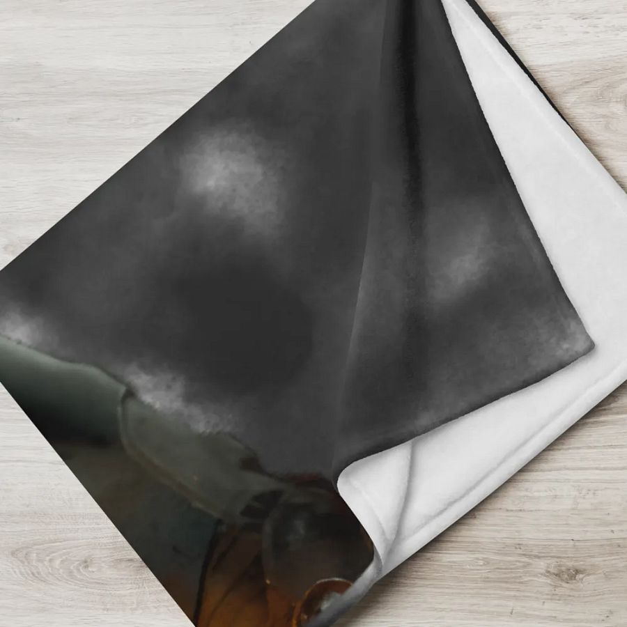 Power Armor Smokey Cloud Throw Blanket product image (5)