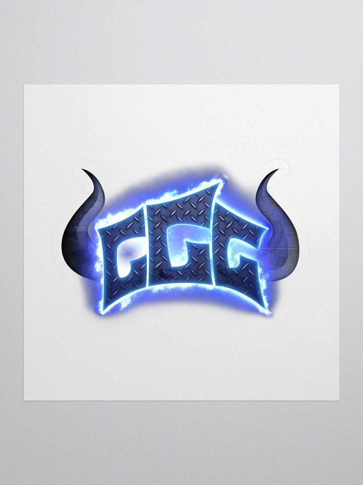 GGG Fire Logo Sticker product image (1)