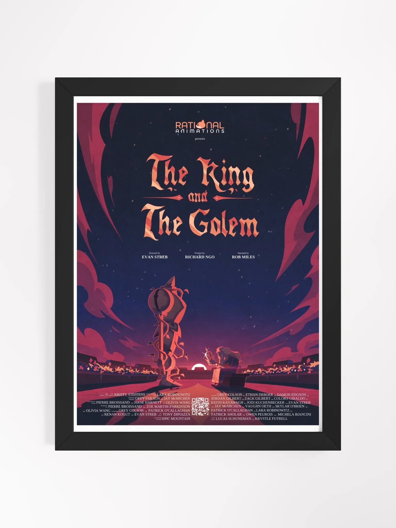The King and The Golem - Framed Poster product image (1)