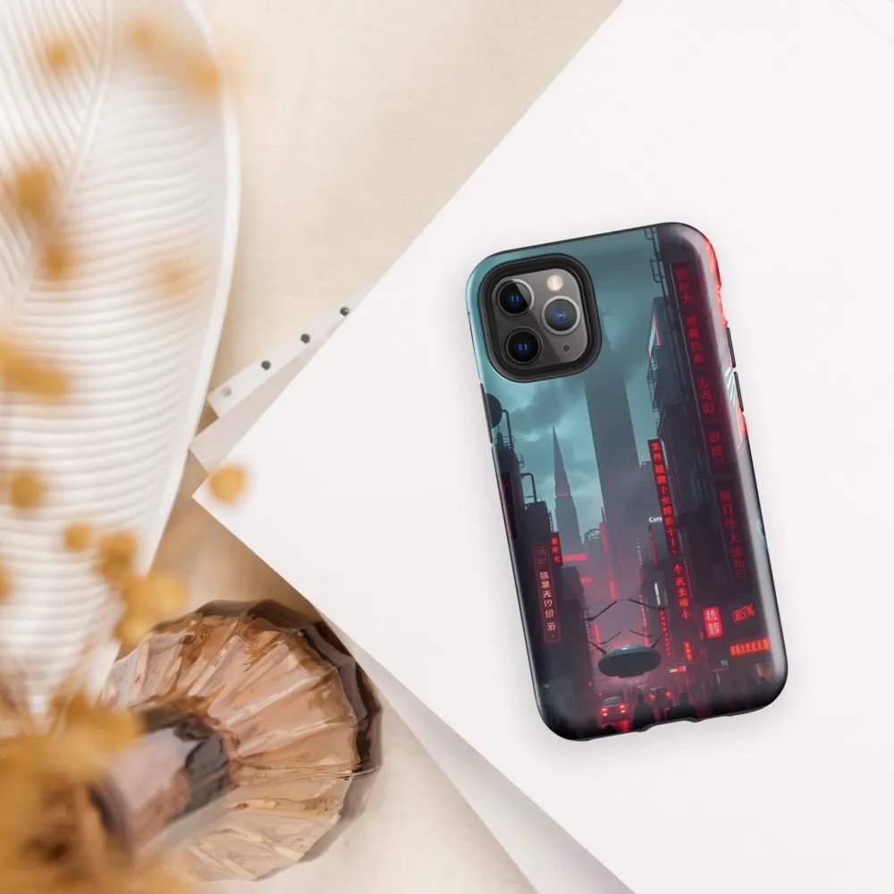 Crimson Metropolis - iPhone Tough Case product image (5)