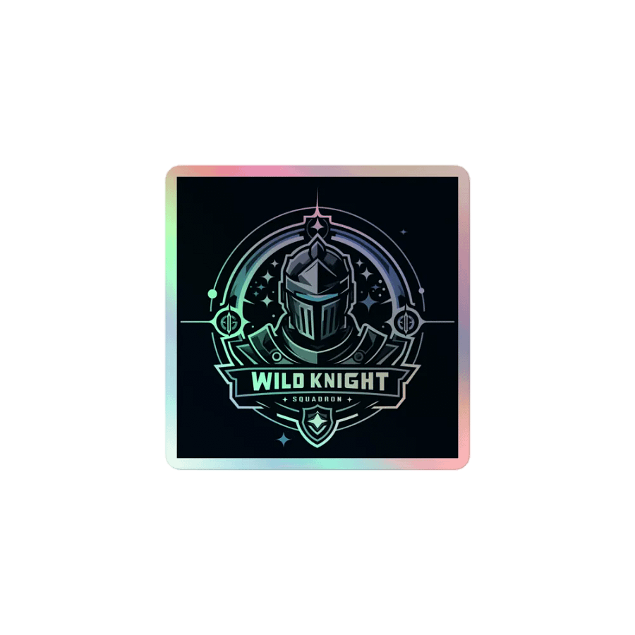 Wild Knight Squadron the Holographic Sticker product image (1)