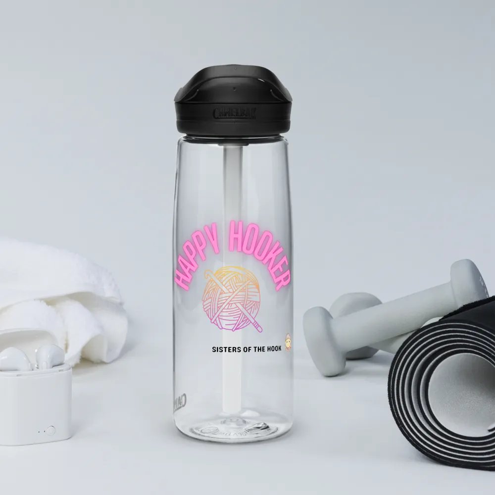 Happy Hooker Water Bottle - Clear product image (12)