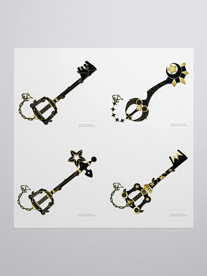 Vicennial Trace Keyblade Sticker Sheet 1 product image (1)