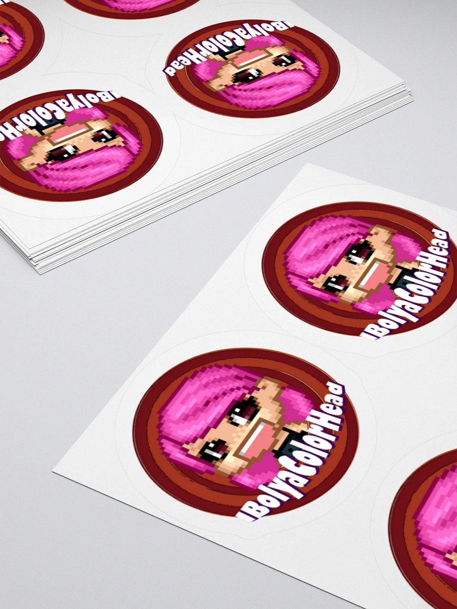 IbolyaColorHead Logo Stickers product image (12)