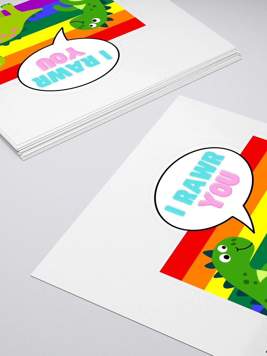 I Rawr You Sticker product image (4)