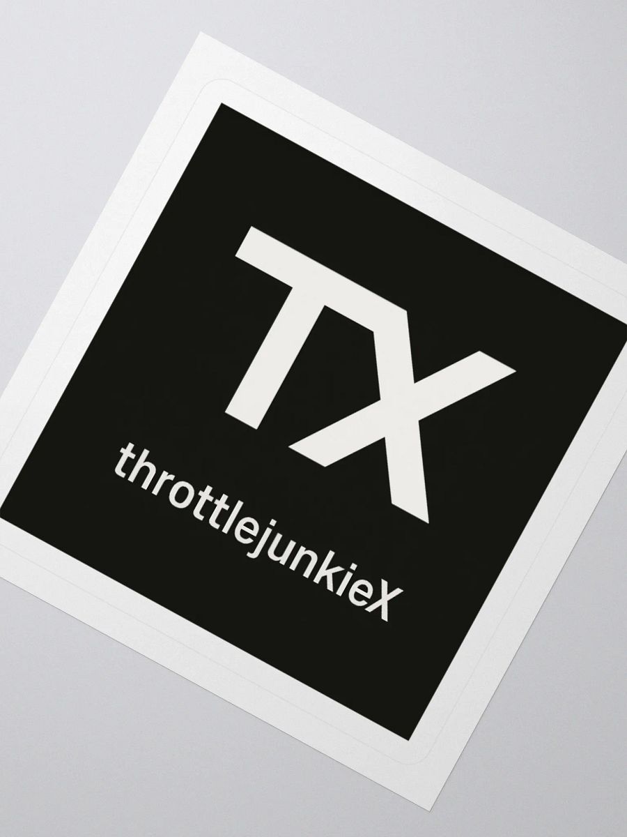 TX ThrottlejunkieX Kiss Cut Stickers product image (5)