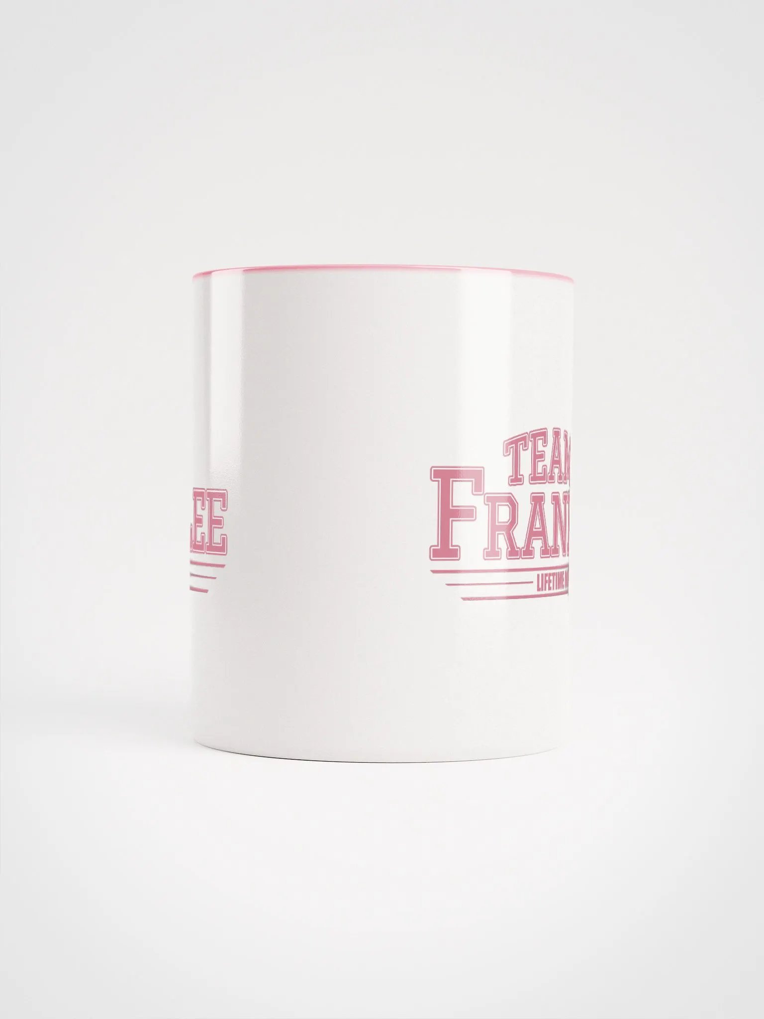 Team FrankLee Mug - Pink & White product image (5)