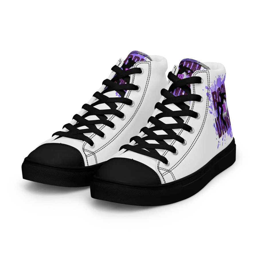 Energetic Born to Dance His Silhouette Men's High Tops product image (6)