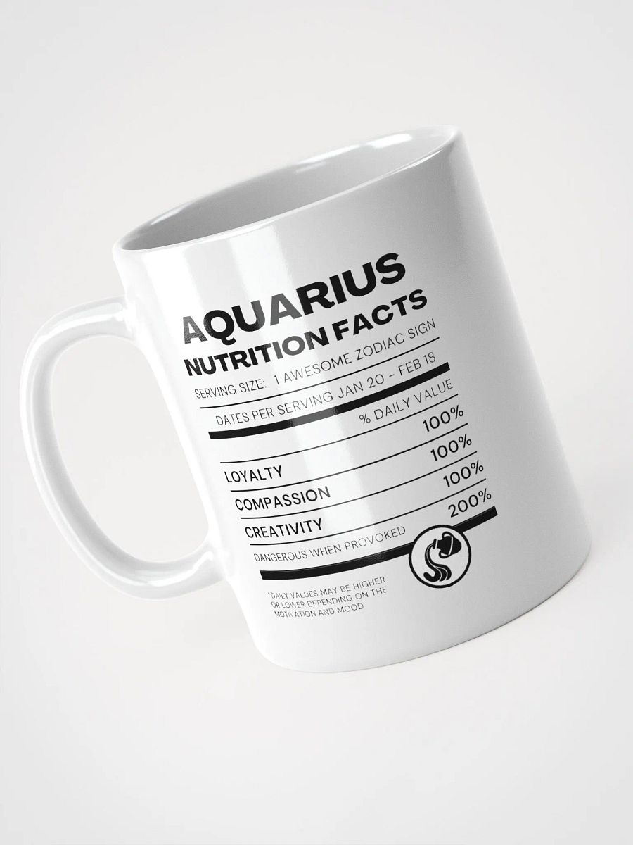 Aquarius Nutrition Facts Mug product image (4)