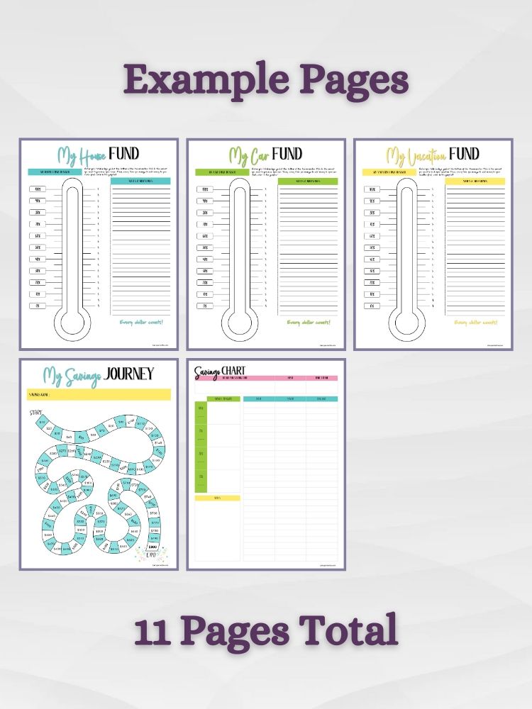 Savings Tracker & Debt Payoff Log Printable Pack product image (7)
