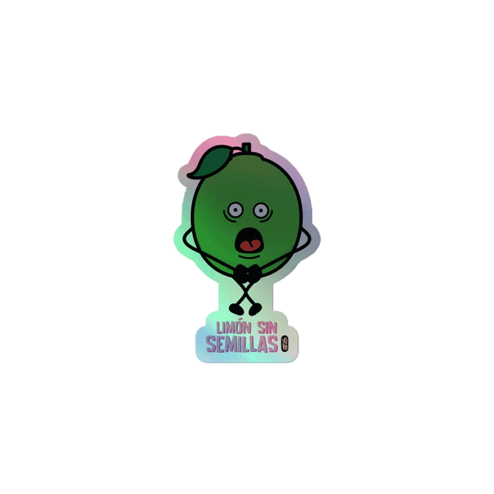 Limón sin Semillas - Sticker (Holographic Kiss Cut) product image (1)