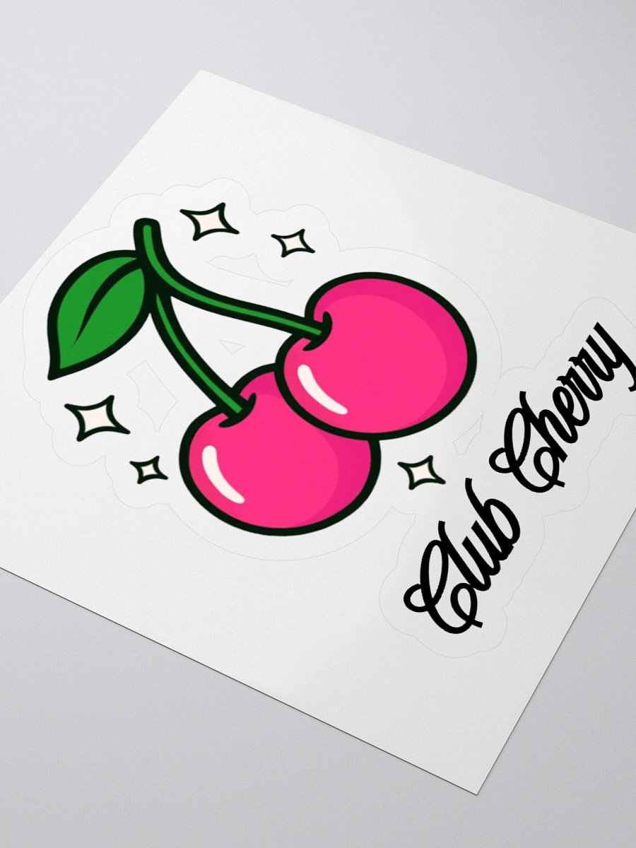Club Cherry Sticker w/Logo product image (3)