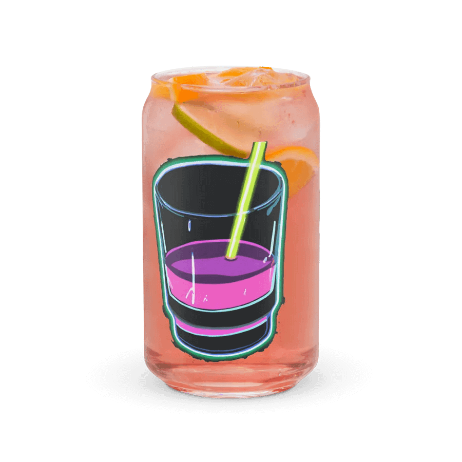 Cheers Neon Motivation Glass: BE HAPPY. BE BRIGHT. BE YOU. product image (7)