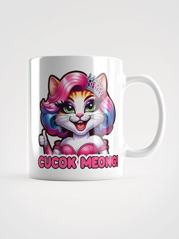 Cucok Meong! White Glossy Mug product image (2)