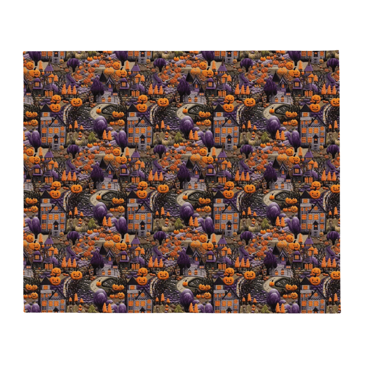 Halloween Village Blanket product image (1)