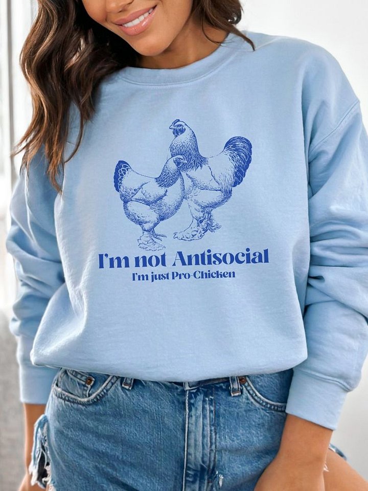 Antisocial Chicken Sweatshirt product image (1)