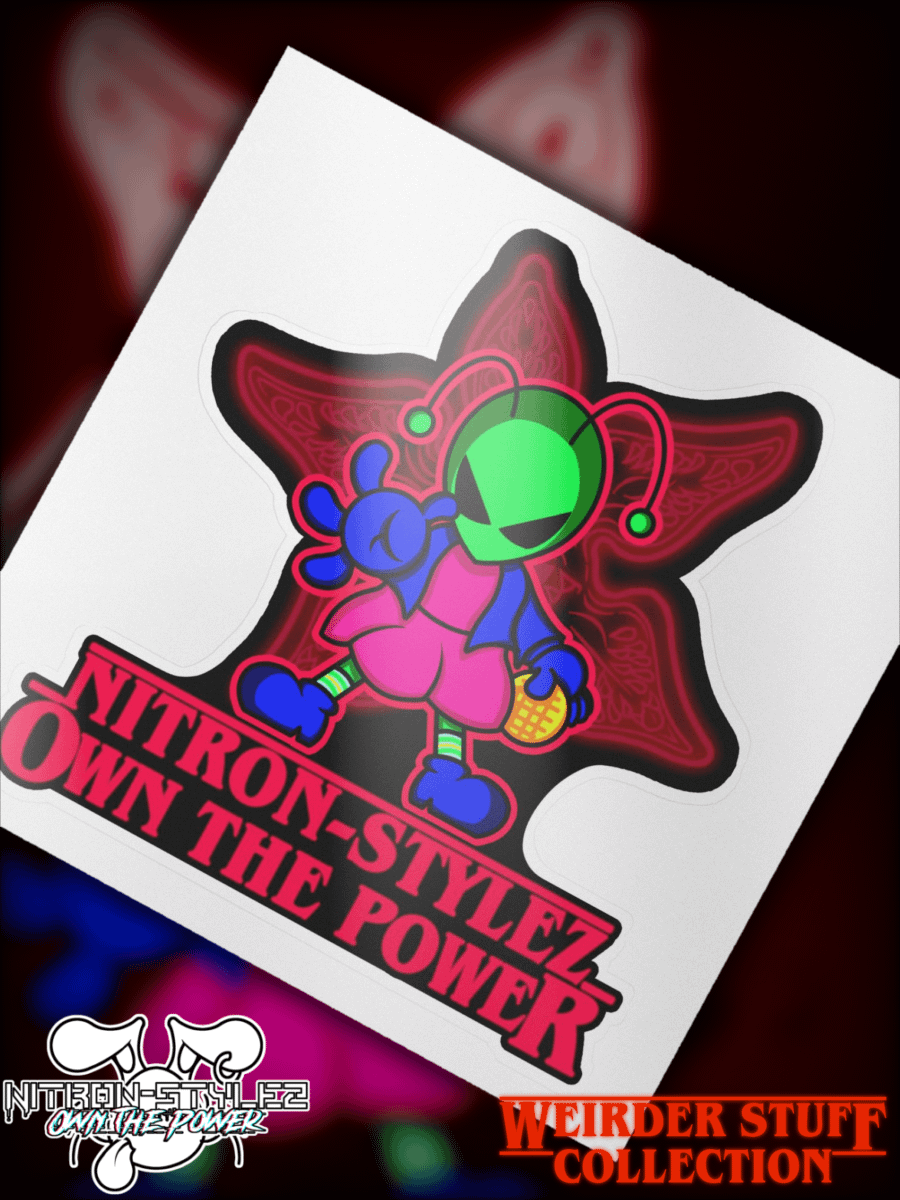 Weirder Stuff Collection - Fifty One Kiss Cut Sticker product image (1)