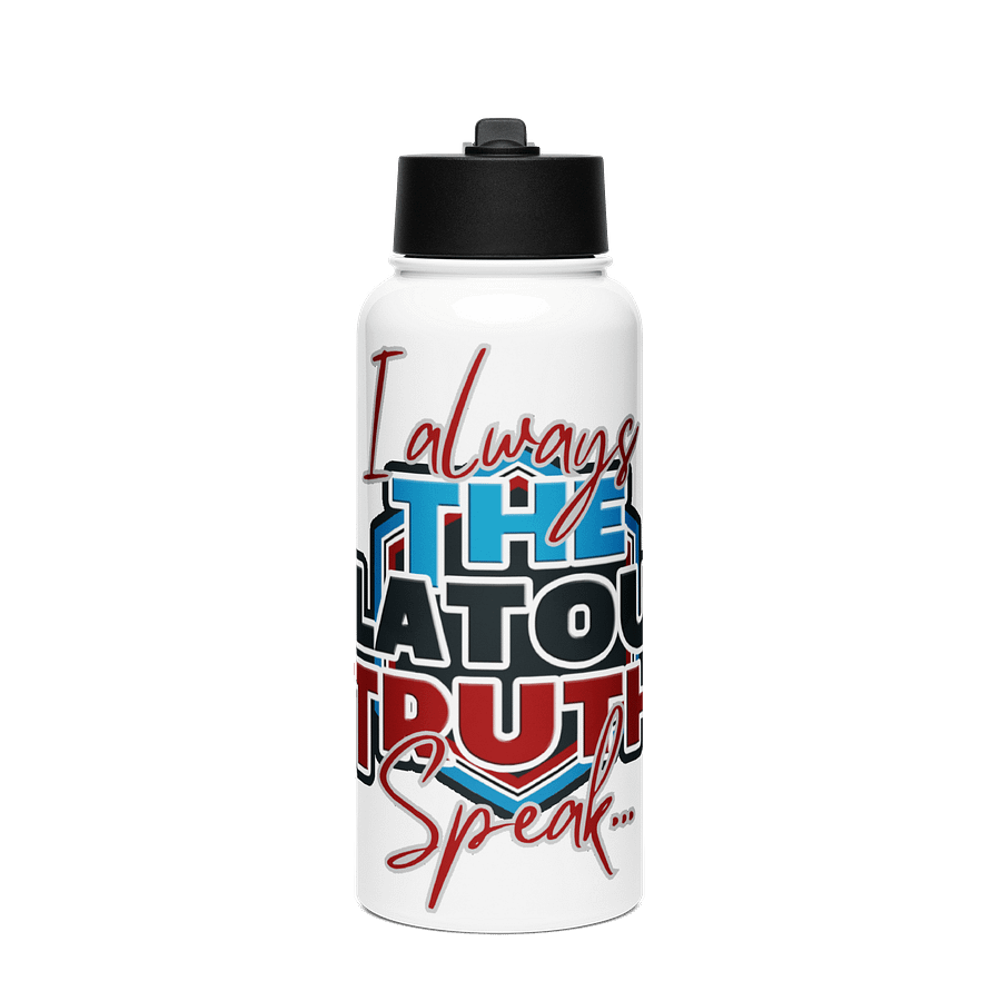 TFOT Blue Hex "Speak" Stainless Steel Sipper product image (1)