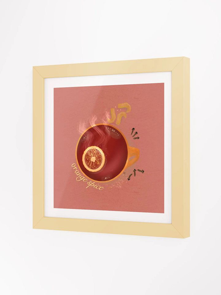 Orange Spice Hebal Tea Framed Poster product image (2)