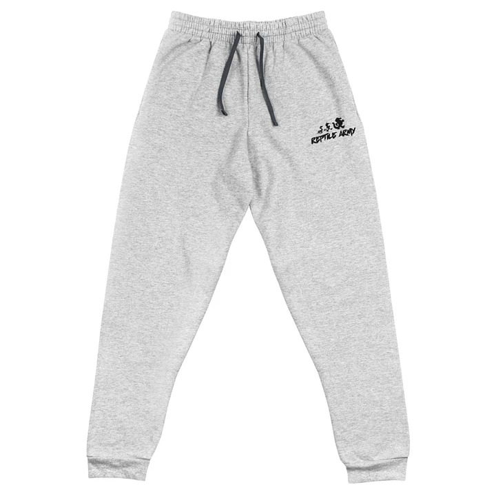Reptile Army Embroidered Grey Joggers product image (1)