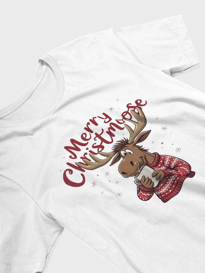 Merry Christmoose Cartoon T-Shirt product image (2)