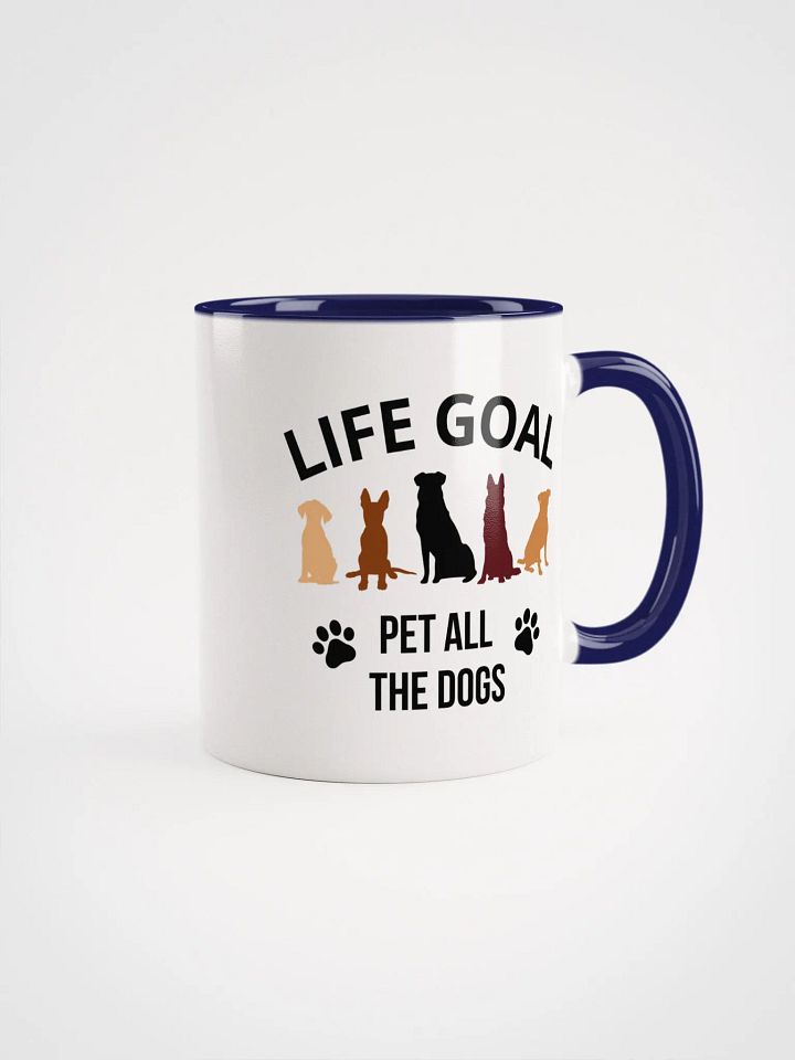 "Life Goal" Ceramic Mug with color inside product image (1)