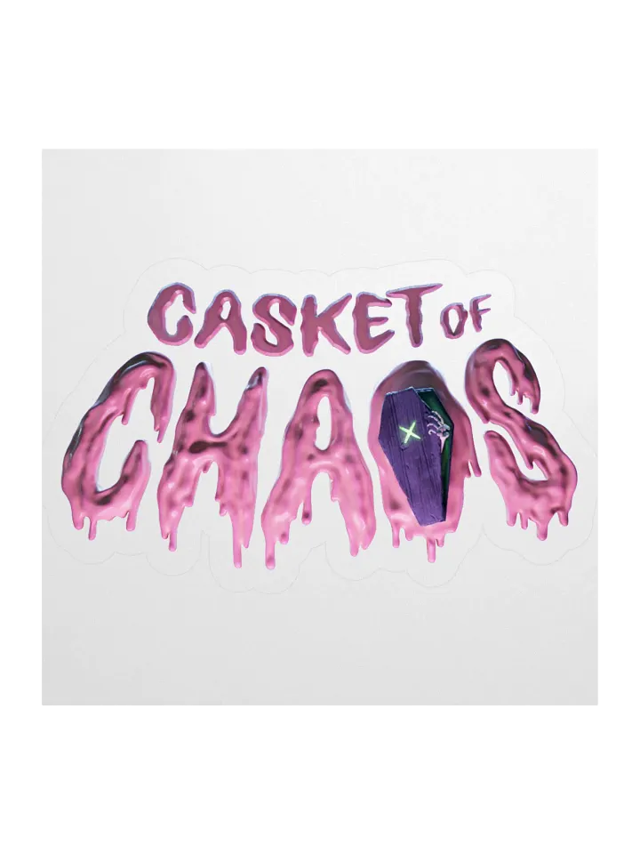Casket of Chaos (3D Pink) Kiss Cut Stickers product image (1)