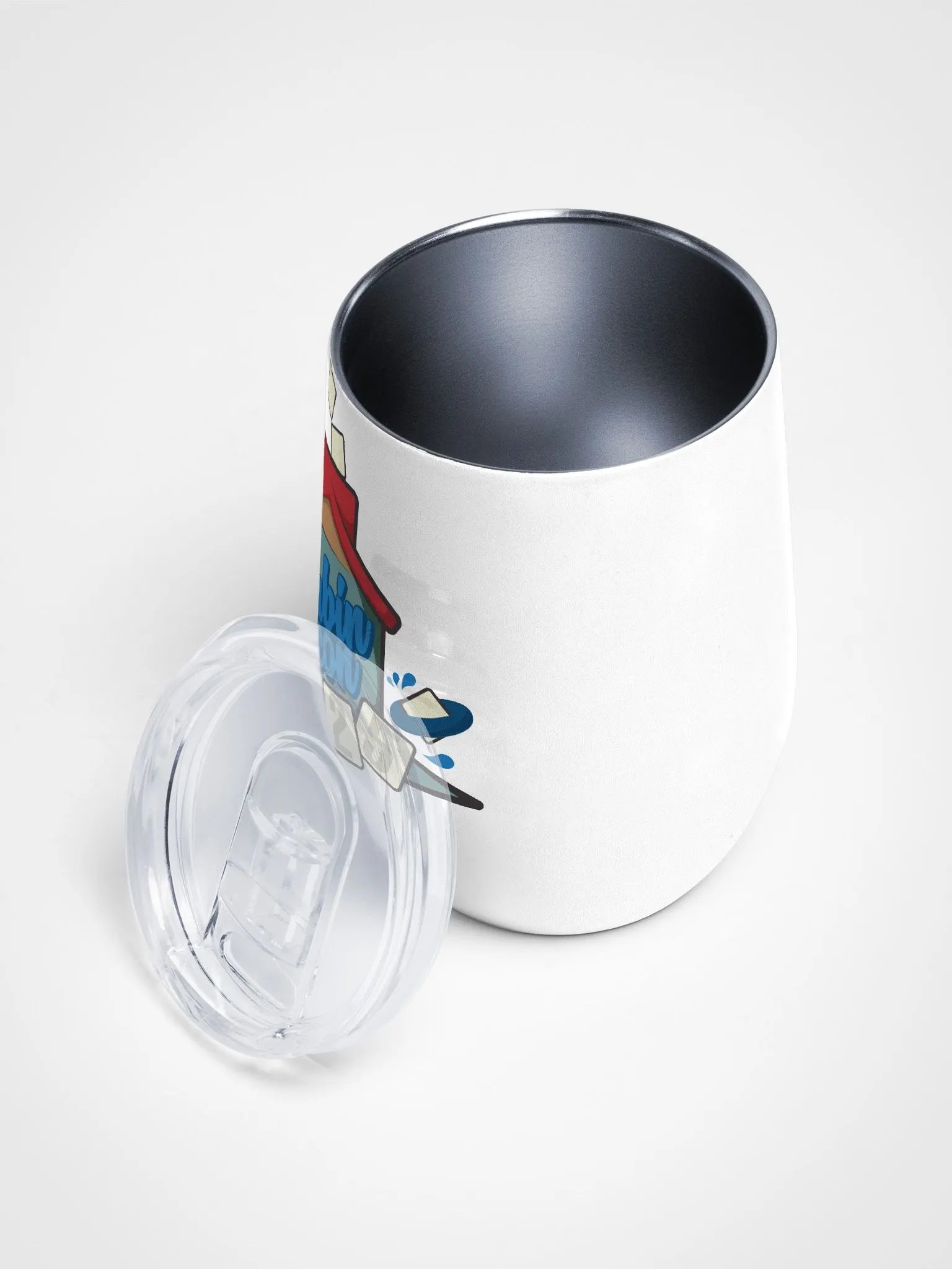Cabin Con 2025 alt logo Wine Tumbler product image (3)