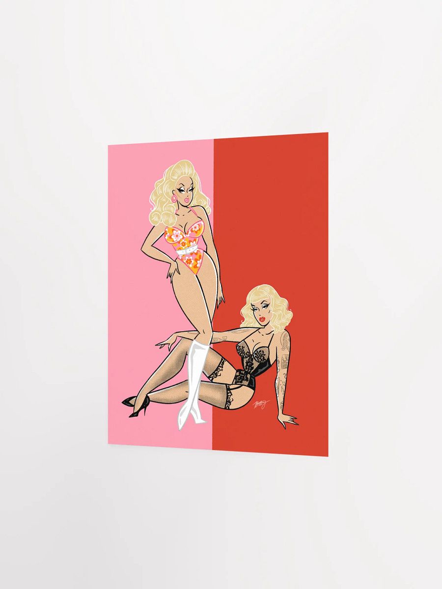 Trixie and Katya art print product image (2)