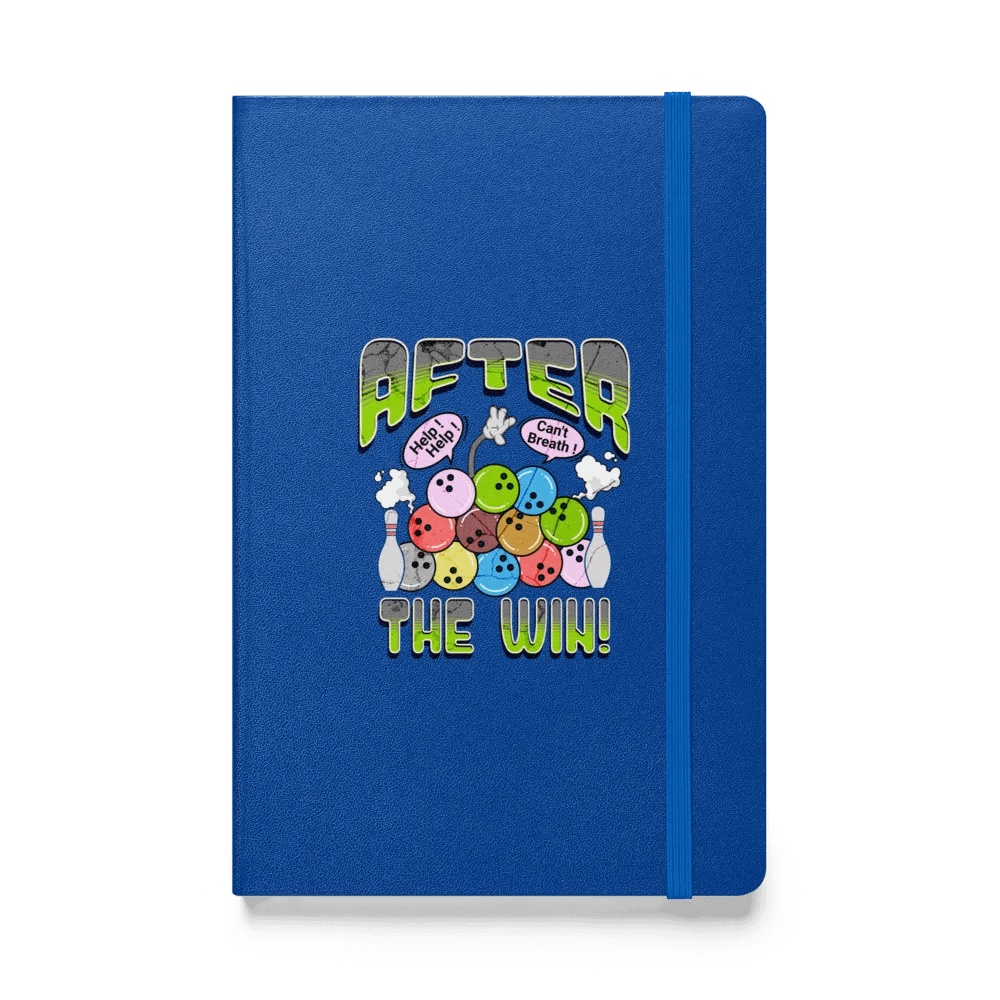 After The Win Bowling Balls Whimsical Hardcover Journal product image (1)