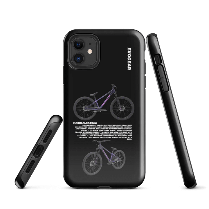 Black Marin Alcatraz Purple iPhone Case product image (1)