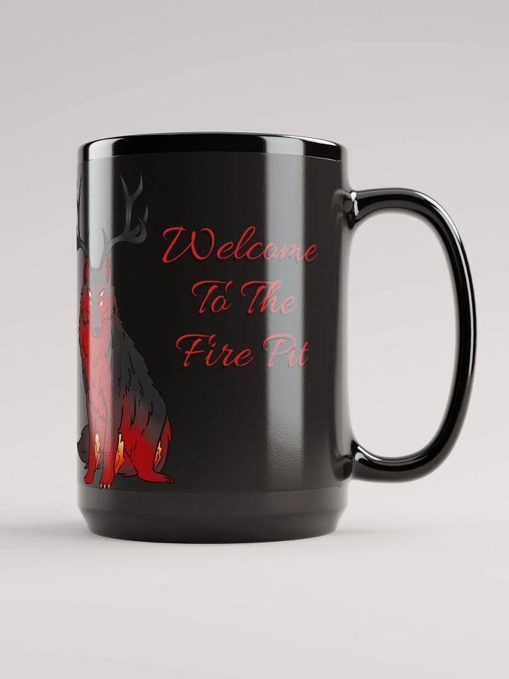 Welcome To The Fire Pit Black Mug product image (1)