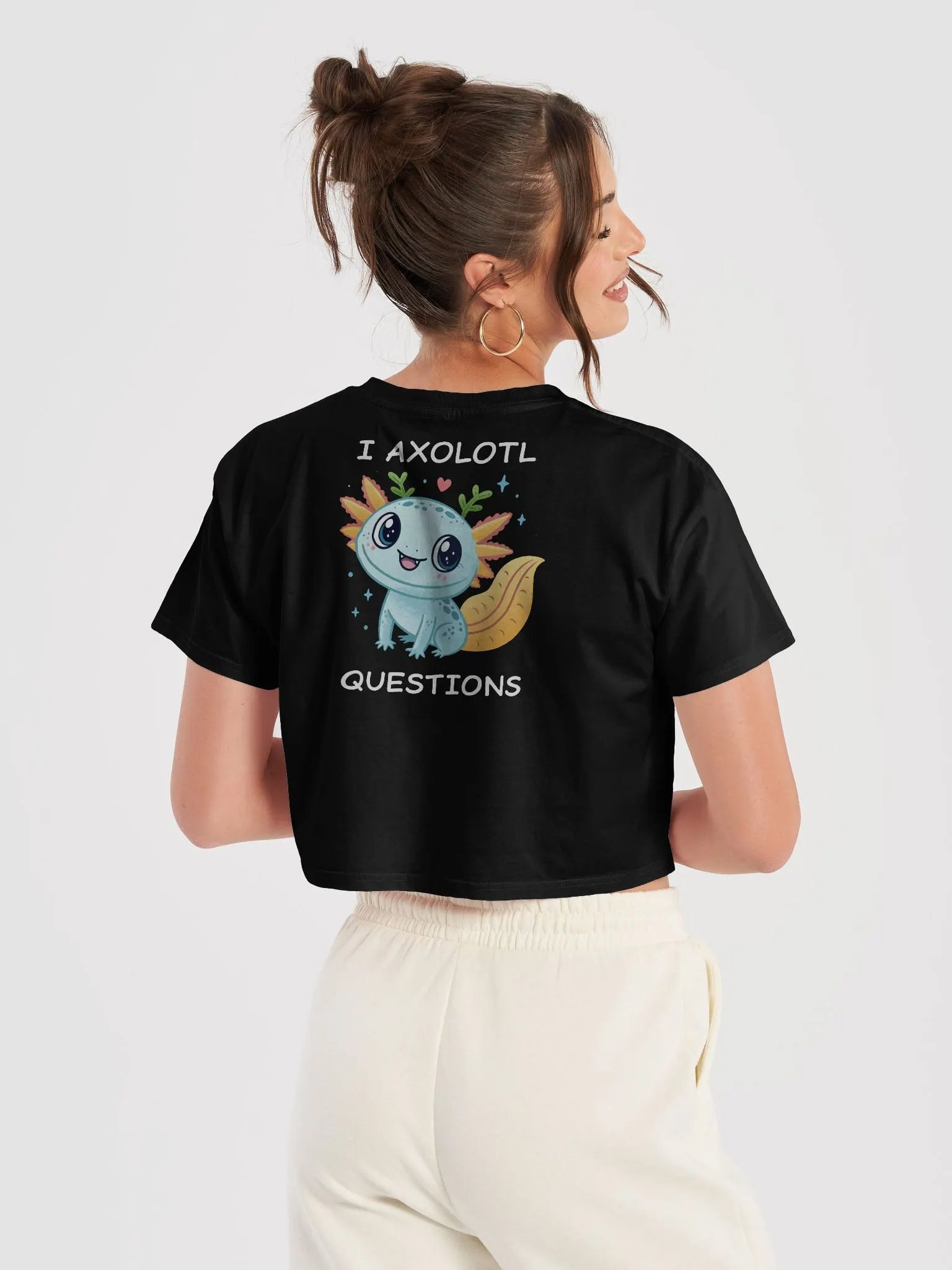 I Axolotl Questions Crop Top product image (31)