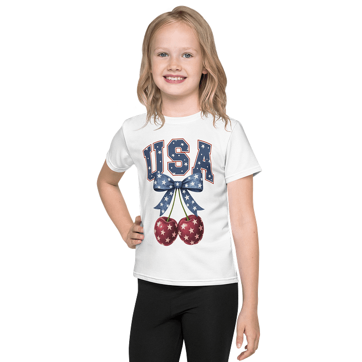 Star-Spangled Cherry Kids T-Shirt product image (1)