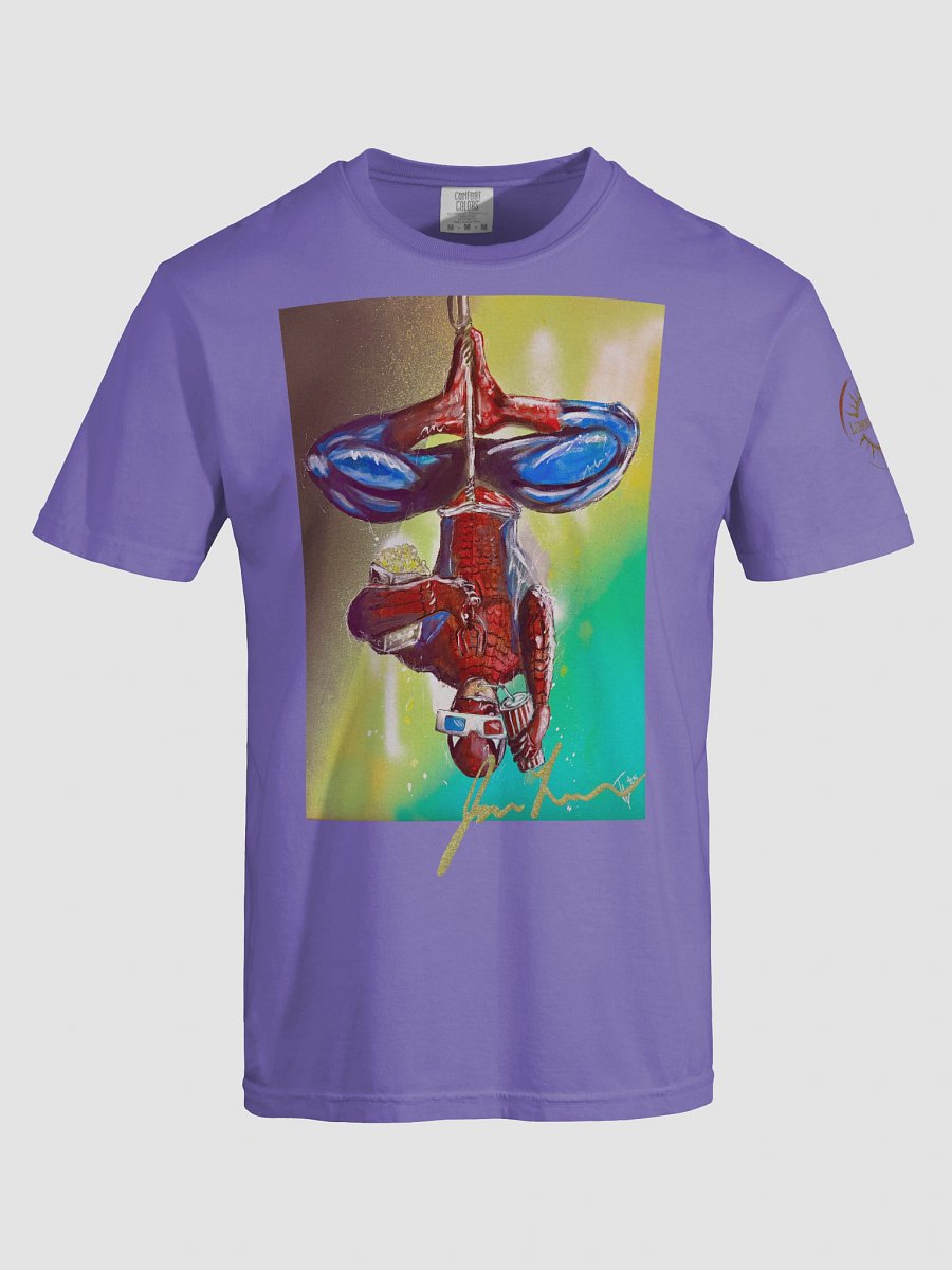Spider Man Movie Night Pop Art T-Shirt product image (7)
