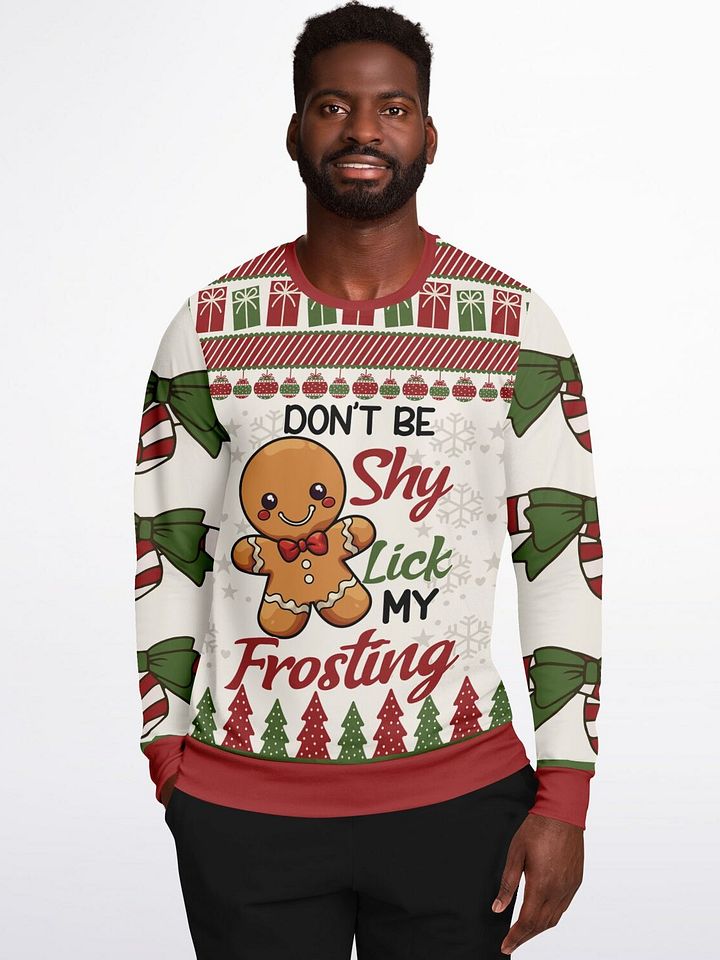 Funny Quote Gingerbread Man Ugly Christmas Sweater | Holiday Party Sweatshirt | Unisex Christmas Outfit product image (1)