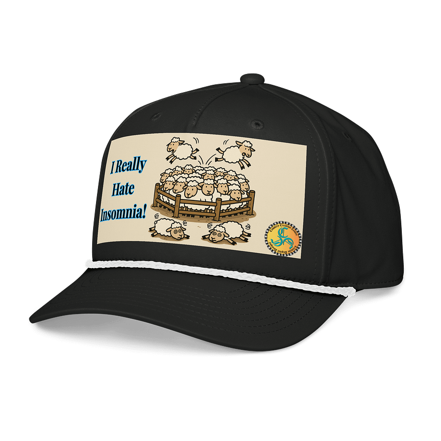 I Really Hate Insomnia (Both) Richardson Five-Panel Classic Rope Cap product image (5)
