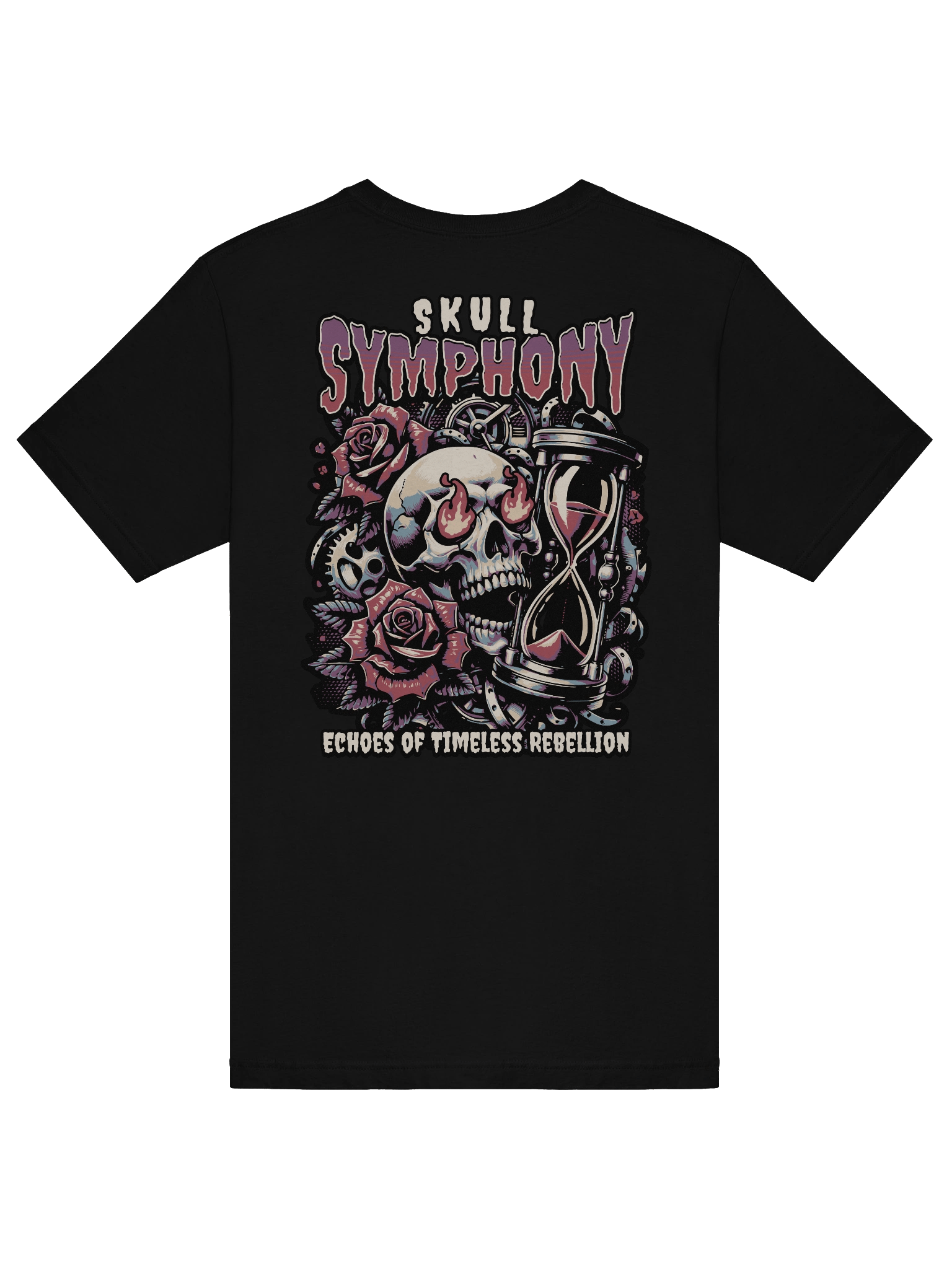 Comfortable and Stylish: The Skull Symphony Graphic Tee product image (6)