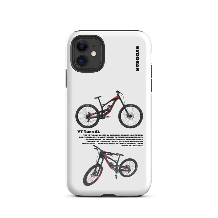 White YT Tues AL iPhone Case product image (2)