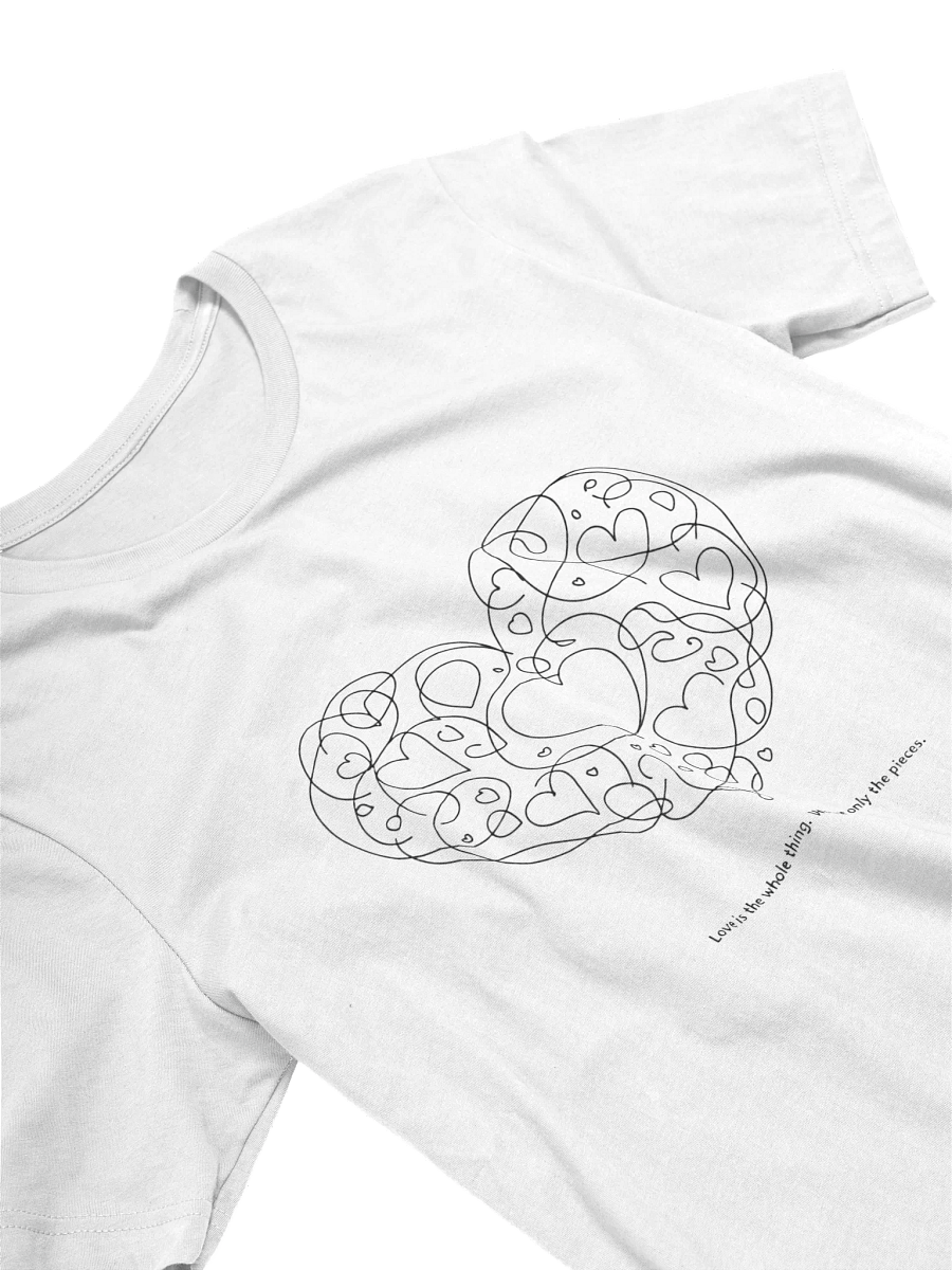Intricate Love Line Art Design T-Shirt product image (3)