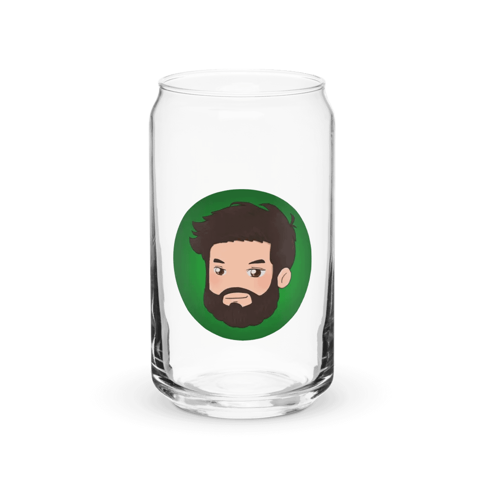 Trunks Green Can Shaped Glass product image (1)