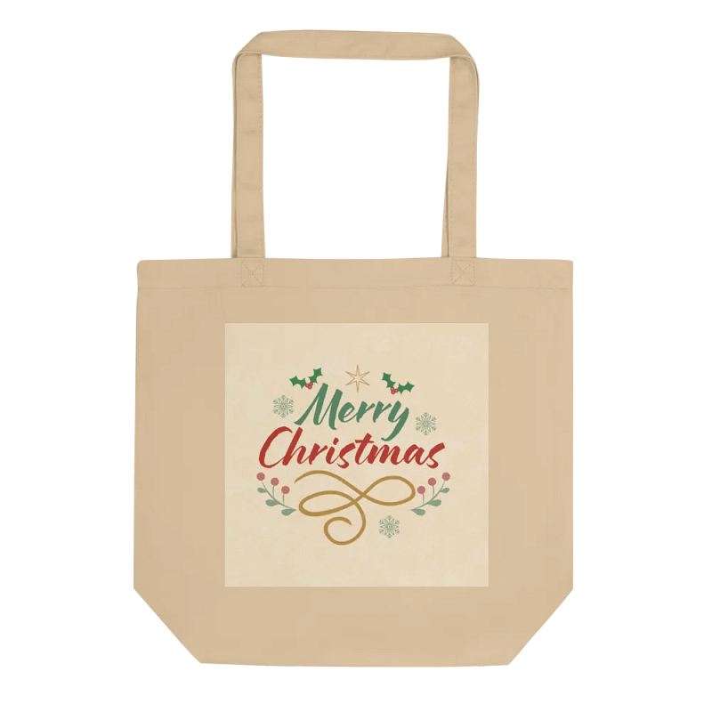 Holly Jolly Eco-Friendly Tote Bag