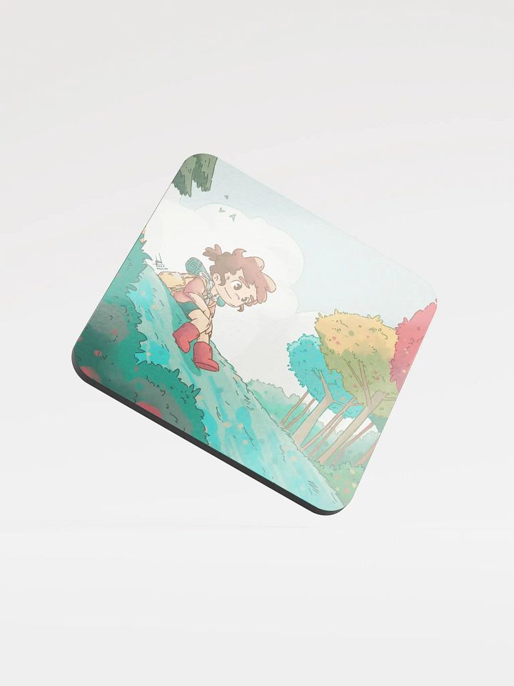 The Breeze | Glossed Cork Coaster product image (1)