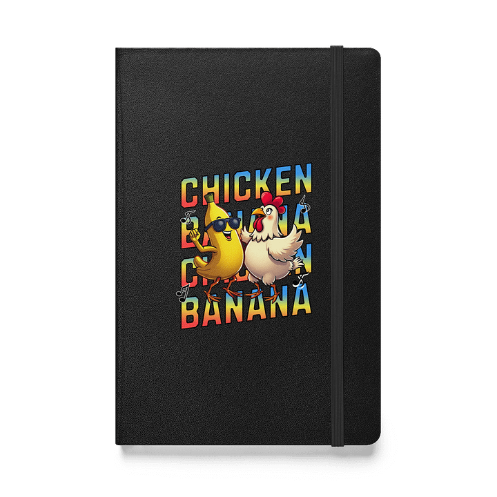 Chicken Banana Chicken Banana Dancing Hardcover Notebook product image (1)