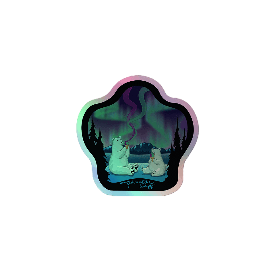 Aurora Swirl - Holo Sticker product image (2)