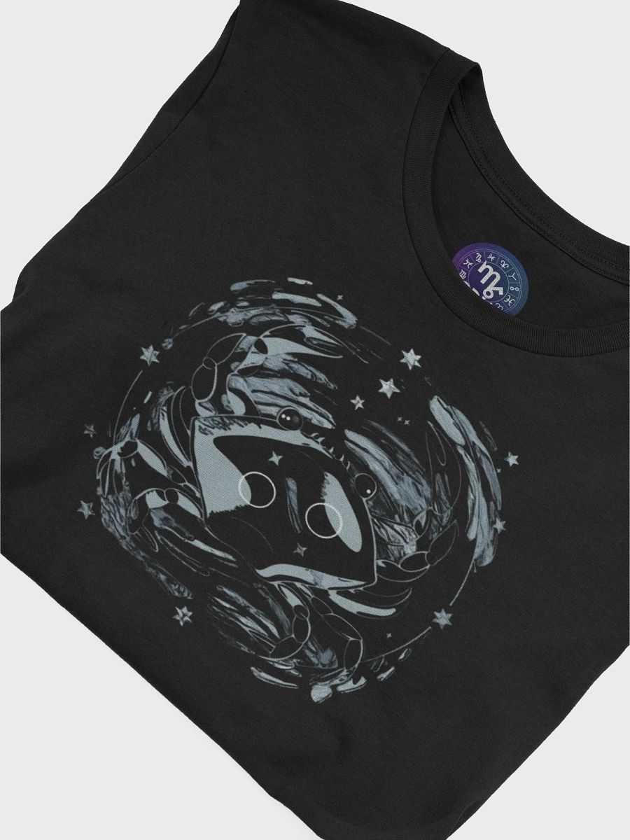 Exclusive Cancer Zodiac T-Shirt - Perfect Astrology Gift with Ethereal Crab and Cosmic Design product image (7)