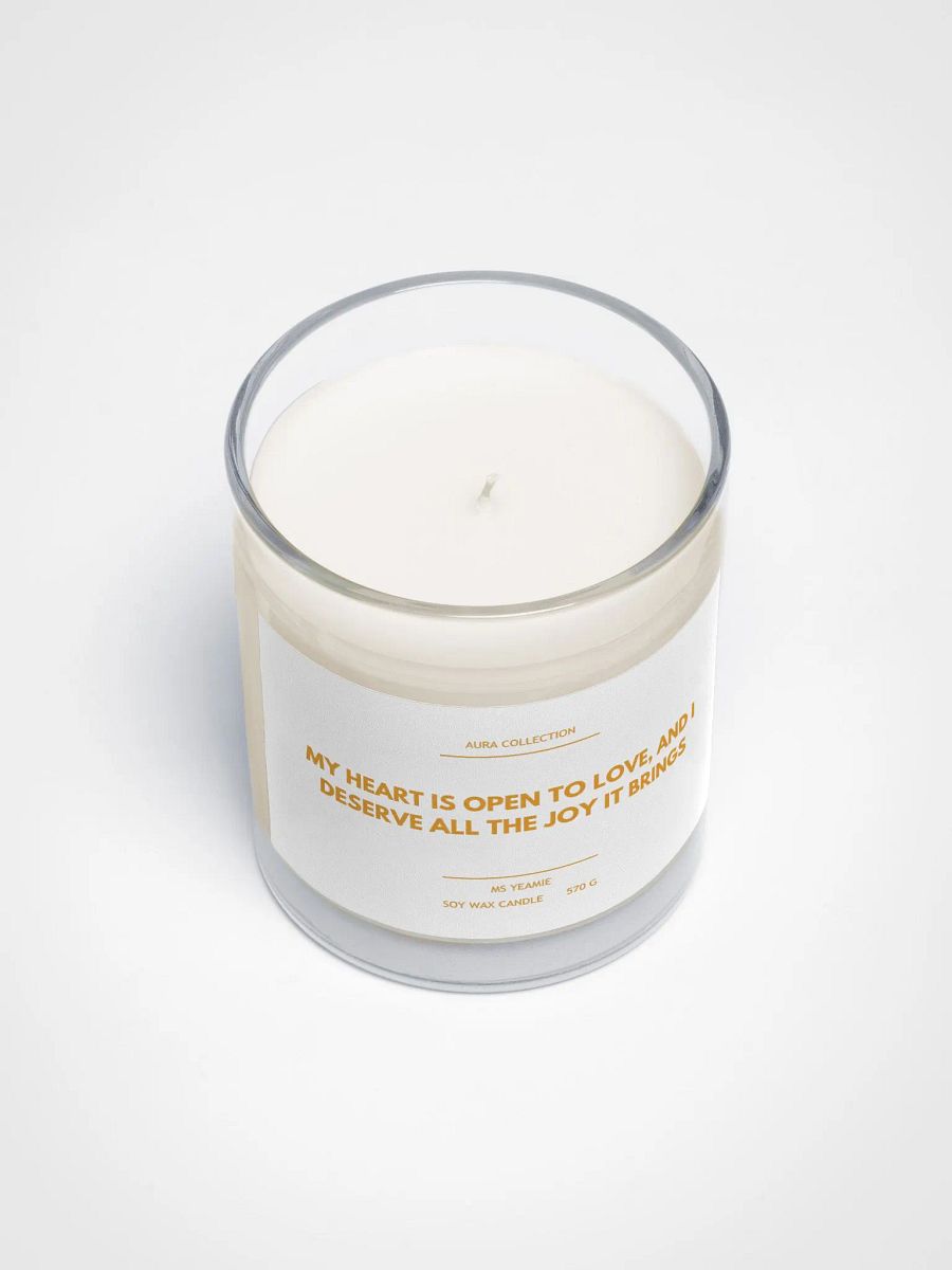 AURA COLLECTION Soy Wax Candle: Open Your Heart product image (3)